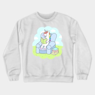 Unicorn Reader Crewneck Sweatshirt